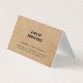 樹木 | 造園 | 庭師 名刺 (裏面)