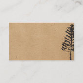 樹木 | 造園 | 自然 名刺 (裏面)