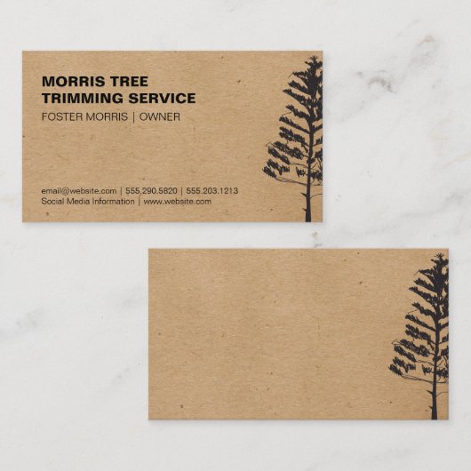 樹木 | 造園 | 自然 名刺 (正面/裏面)