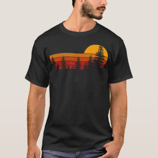樹木 野生生物 自然 ビンテージ 森林 Tシャツ