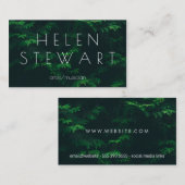 樹木II 名刺 (正面/裏面)