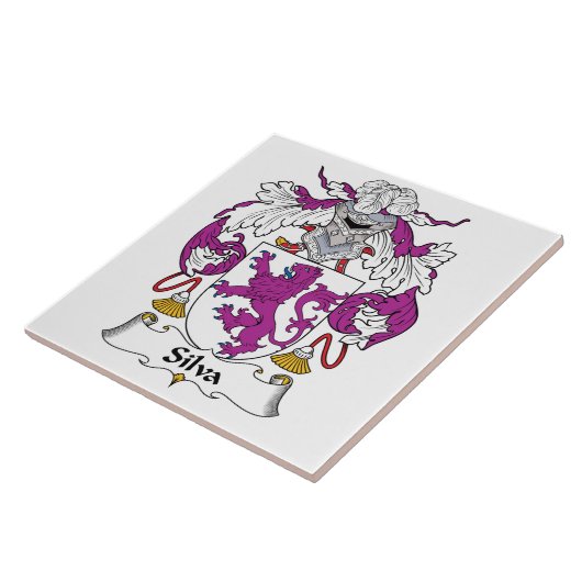 樹林の家紋 タイル (側面)