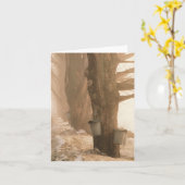 樹液はメッセージカードをバケツでくみます カード (黄色い花)