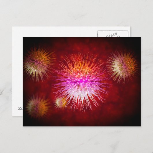 樹状突起の顕微鏡的見解1 ポストカード (正面/裏面)