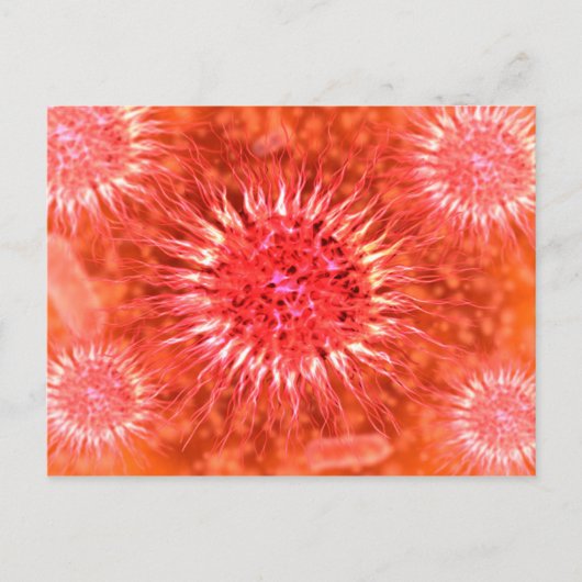 樹状突起の顕微2 ポストカード (正面)