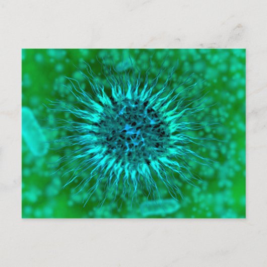 樹状突起の顕微3 ポストカード (正面)