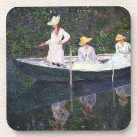 樹皮で – Claude Monet - 1887 コースター (正面)