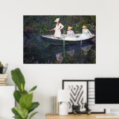 樹皮で – Claude Monet - 1887 ポスター (ホームオフィス)