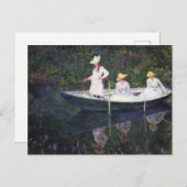 樹皮で – Claude Monet - 1887 ポストカード (正面/裏面)