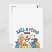 樹皮と父誇りを持ったの日 ポストカード (正面/裏面)