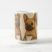 樹皮と醸造：誰もが尾を持っている コーヒーマグカップ (中央)