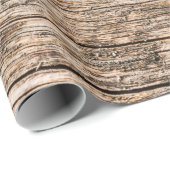樹皮のない古い木の丸太の質感 ラッピングペーパー (ロールコーナー)