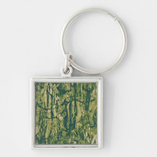 樹皮のカムフラージュパターン キーホルダー (正面)