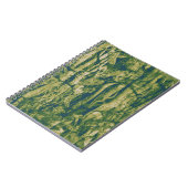 樹皮のカムフラージュパターン ノートブック (左側)