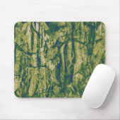 樹皮のカムフラージュパターン マウスパッド (マウス)