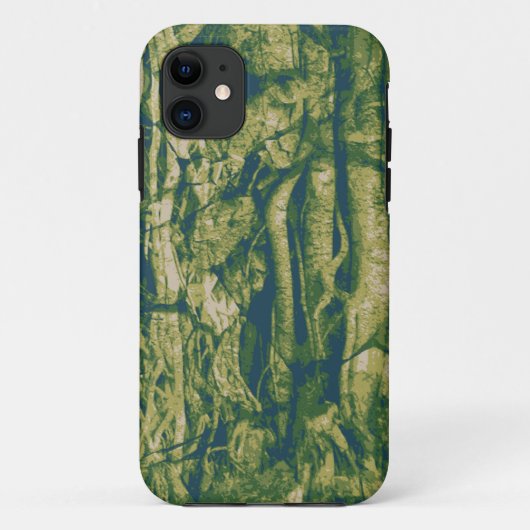 樹皮のカムフラージュパターン Case-Mate iPhoneケース (裏面)