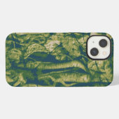 樹皮のカムフラージュパターン iPhoneケース (裏面横)