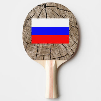 樹皮のロシアのな旗 卓球ラケット