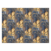 樹皮の大理石模様をつけられた抽象芸術 テーブルクロス (正面(横))