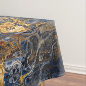 樹皮の大理石模様をつけられた抽象芸術 テーブルクロス (インサイチュ)