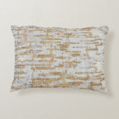 樹皮の抽象芸術の自然なパターン アクセントクッション (裏面)