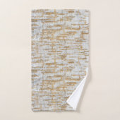 樹皮の抽象芸術の自然なパターン バスタオルセット (ハンドタオル)