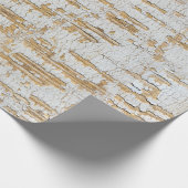 樹皮の抽象芸術の自然なパターン ラッピングペーパー (角)