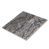 樹皮の木型陶磁器タイル タイル (側面)