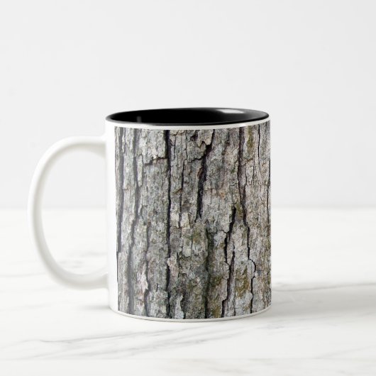 樹皮の質感 ツートーンマグカップ (左)