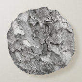 樹皮を付けた枕 ラウンドクッション (裏面)