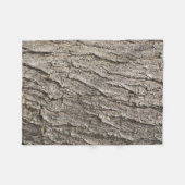 樹皮パターン フリースブランケット (正面(横))