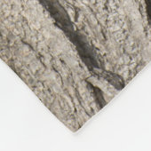 樹皮パターン フリースブランケット (角)