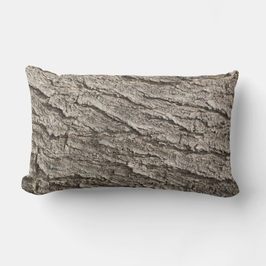 樹皮パターン ランバークッション (正面)