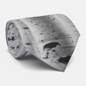 樹皮パターン-震動《植物》アスペン ネクタイ (ロール)