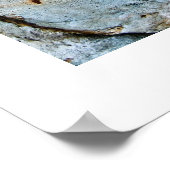 樹皮抽象芸術 ポスター (角)