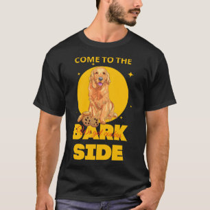 樹皮来側に私たち得Cookie Golden Retrie Tシャツ