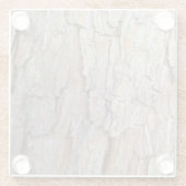 樹皮秋秋の模様 ガラスコースター (裏面)