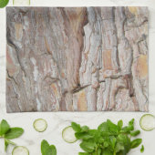 樹皮秋秋の模様 キッチンタオル (折り畳み)