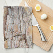 樹皮秋秋の模様 キッチンタオル (四つ折り)