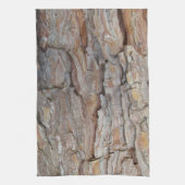 樹皮秋秋の模様 キッチンタオル (縦)