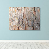 樹皮秋秋の模様 キャンバスプリント (インサイチュ (ウッドフロア))