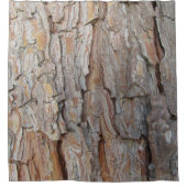 樹皮秋秋の模様 シャワーカーテン (正面)