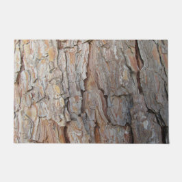 樹皮秋秋の模様 ドアマット