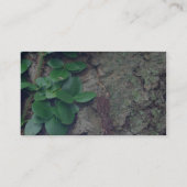 樹皮葉自然撮影名刺 名刺 (裏面)