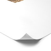 樹皮質大型ノットホール ポスター (角)