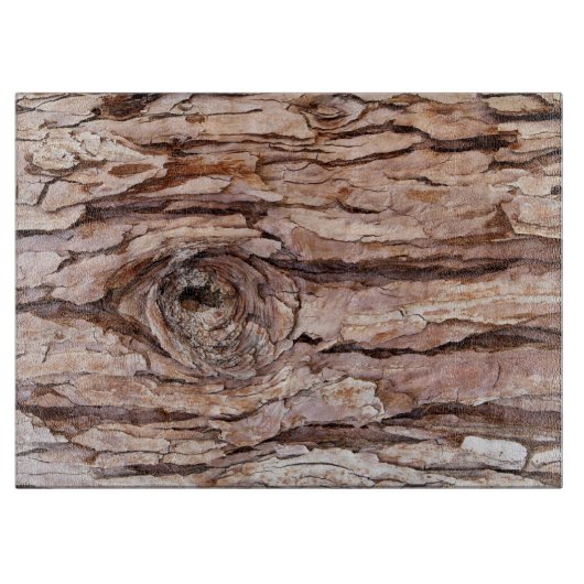 樹皮質感カッコいいユニーク カッティングボード (正面)