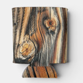 樹皮質感カッコいいユニーク 缶クーラー (裏面)