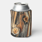 樹皮質感カッコいいユニーク 缶クーラー (缶裏面)
