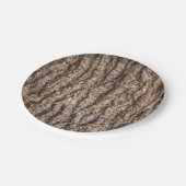 樹皮質感 ペーパープレート (アングル)