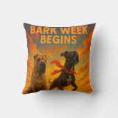 樹皮週間が始まる クッション (裏面)